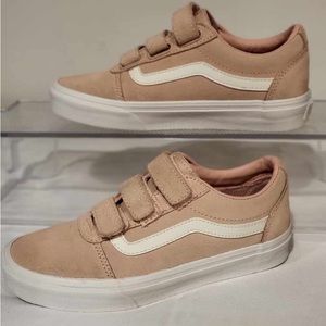 pink velcro vans womens